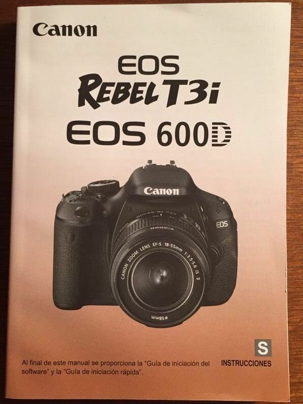 Canon eos user manual